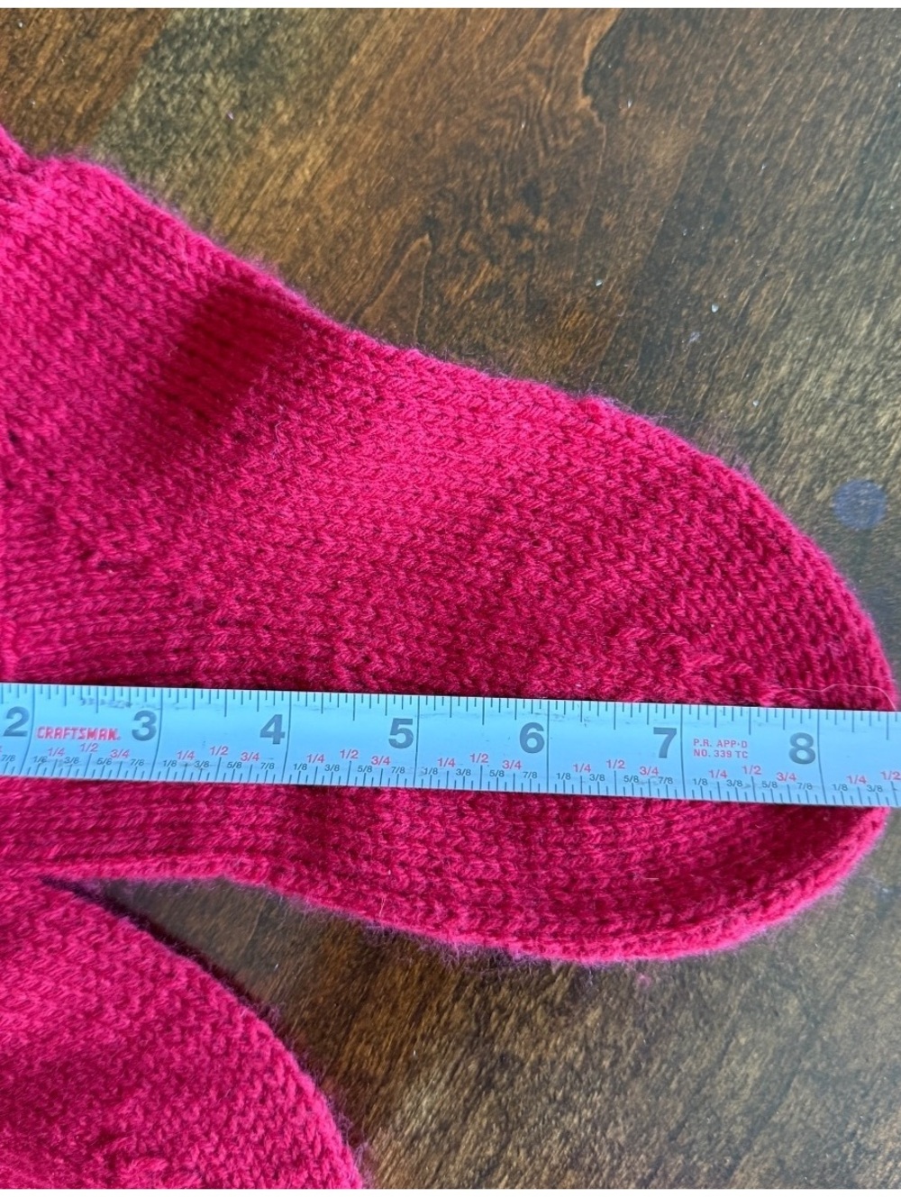 Hand-Knitted Colorful Wool Socks - Two Pairs - Picture 8 of 9